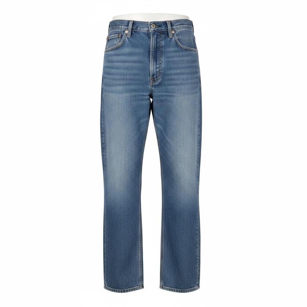Levis 565 Jeans Mens 33x30 Blue Denim Relaxed Fit Straight Leg Medium Wash